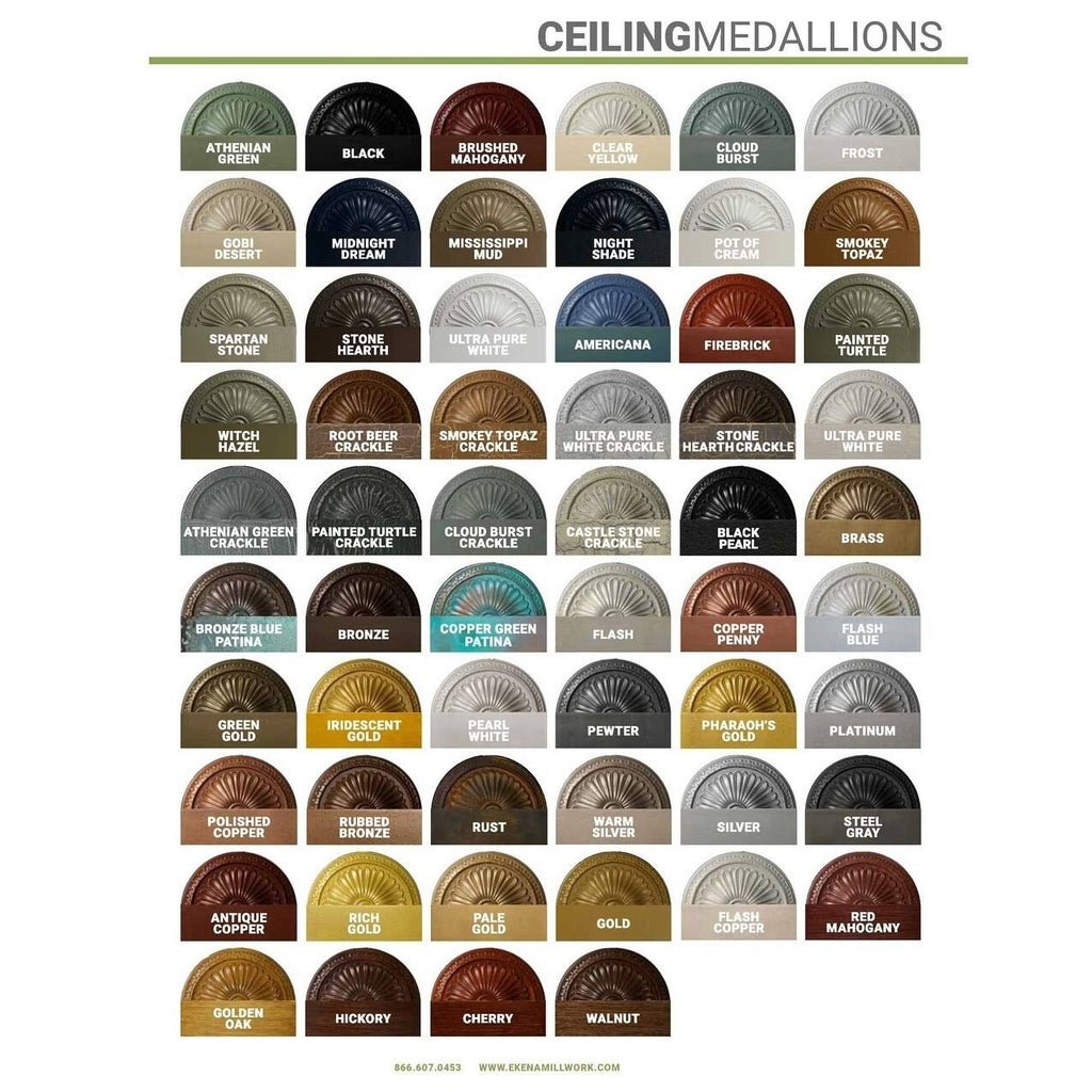 14 3/4x22OD x 1 3/4x22P Traditional Ceiling Medallion N8241
