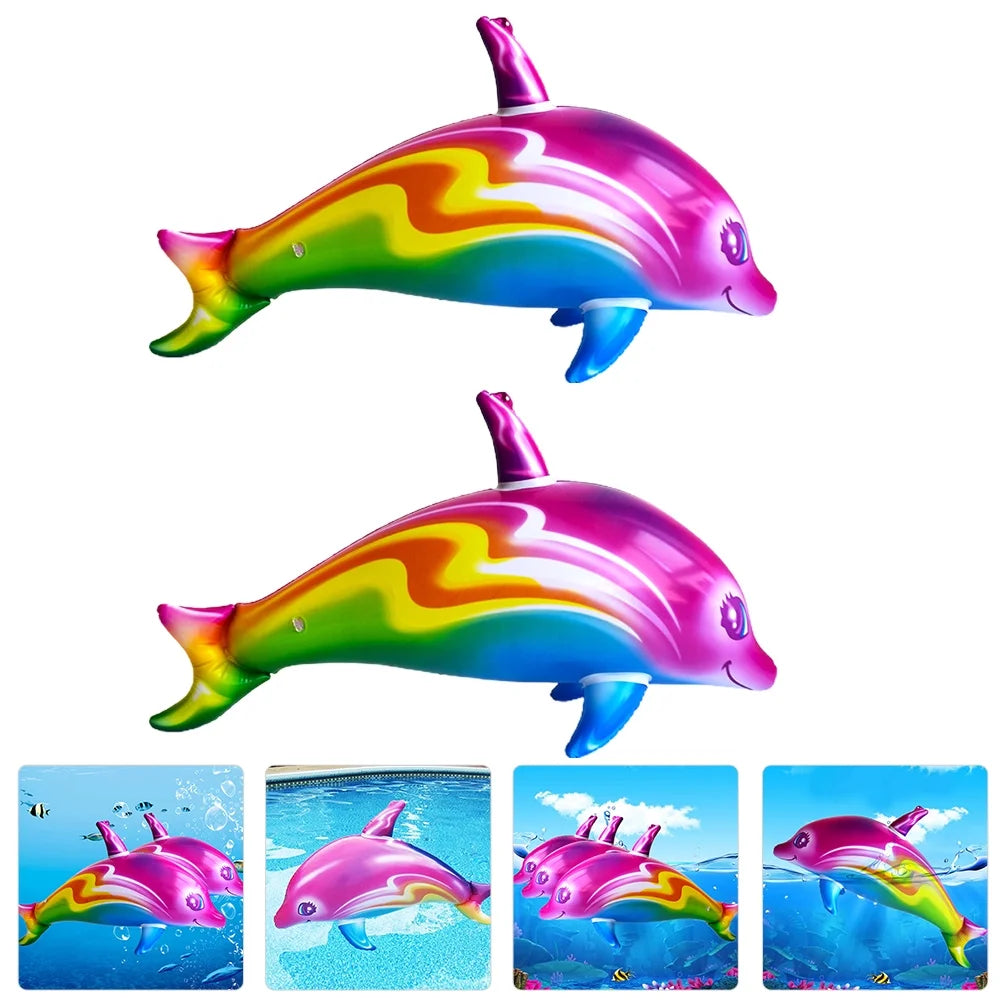 2pcs Inflatable Dolphin Toys Y96369