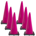28 Safety Pink Traffic Cones U1850