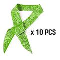 10 Pcs Cooling Neck Wrap (Green) M1108