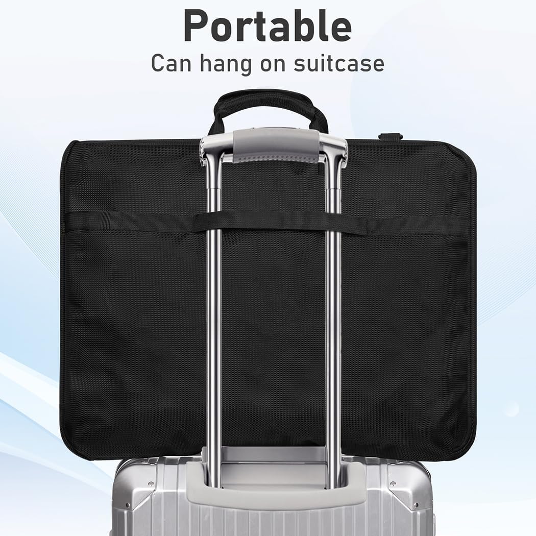 Black 43'' Waterproof Garment Bag with Shoulder Strap M152408