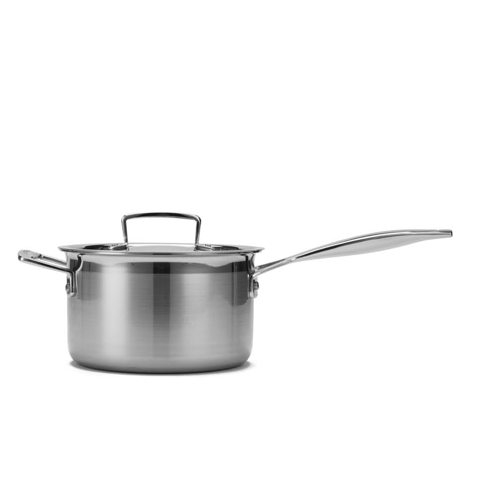 3-Ply Stainless Steel Saucepan with Lid - 18 cm I701