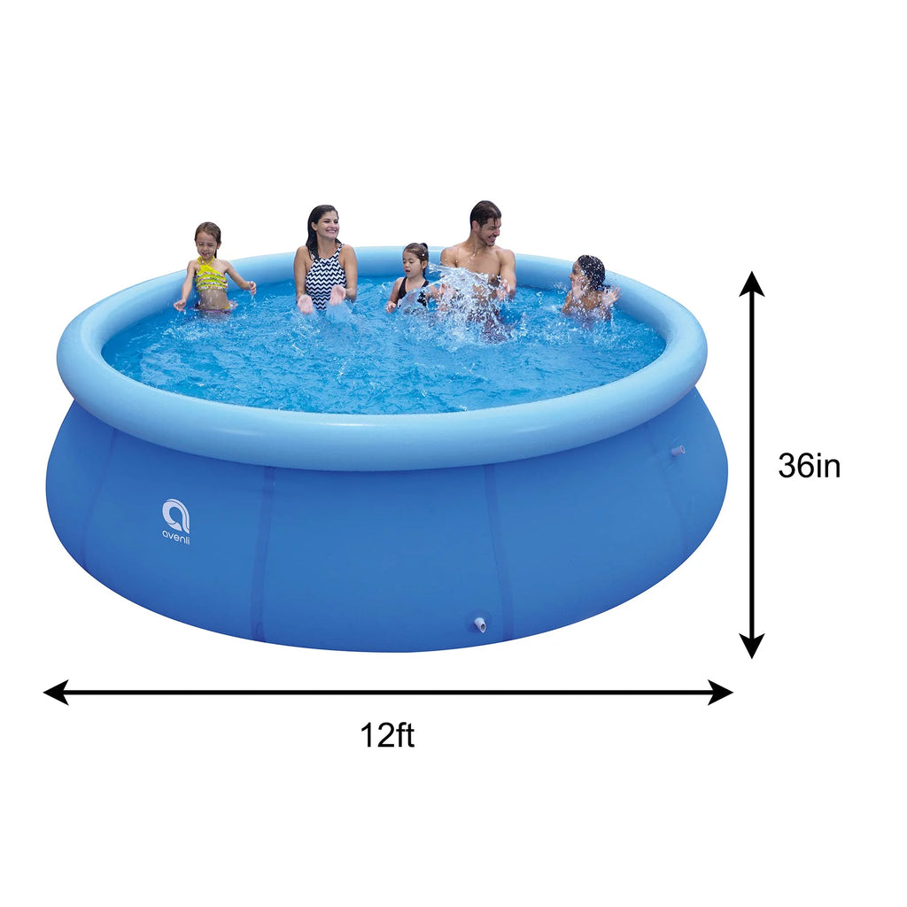 Inflatable Top Ring Round Pool Blue 10 ft x 30 in R7907