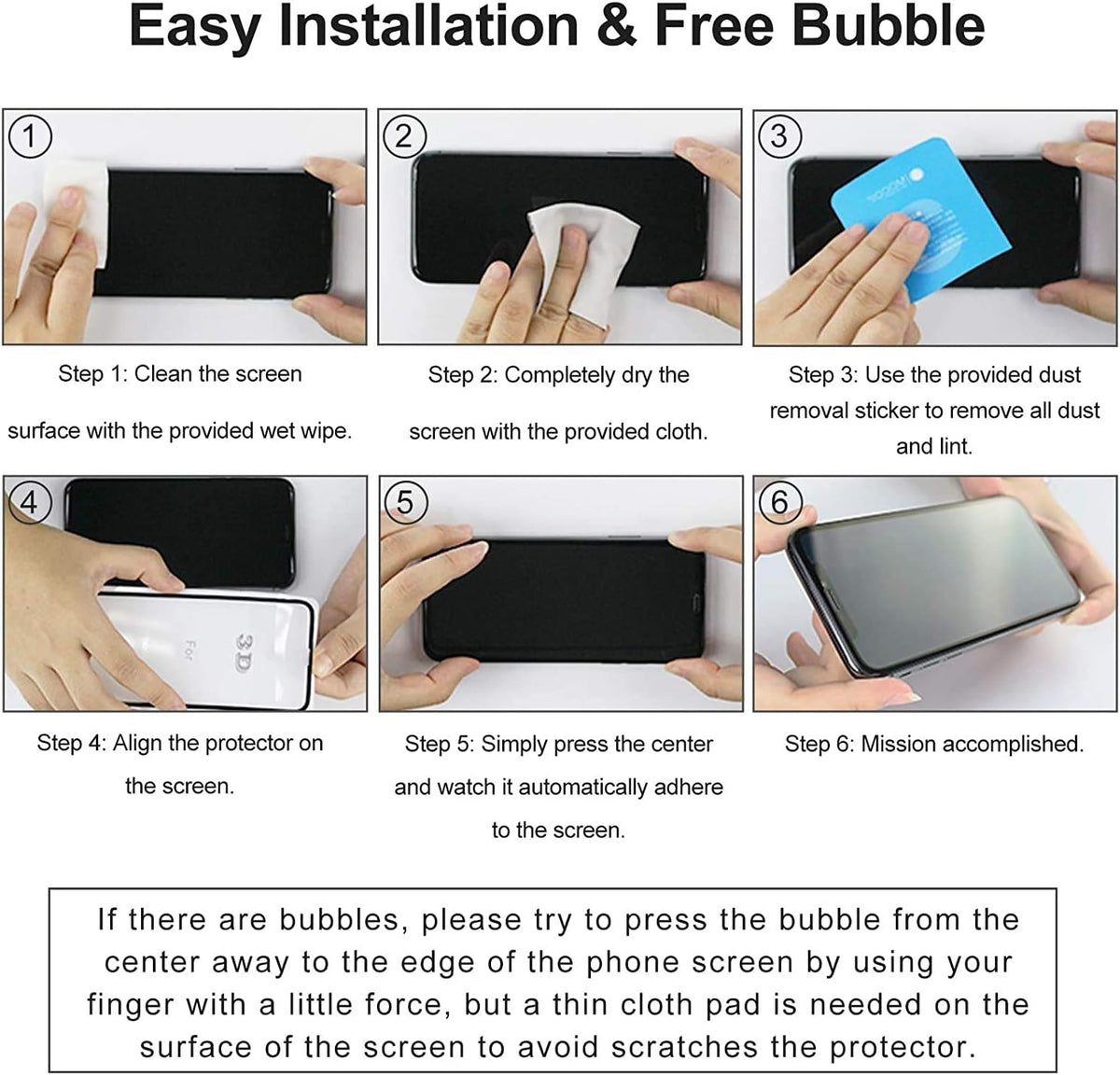 Tempered Glass Screen Protector Pack of 2 D867