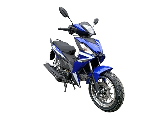 125CC 4 Speed Moped Motorcycle Z4338