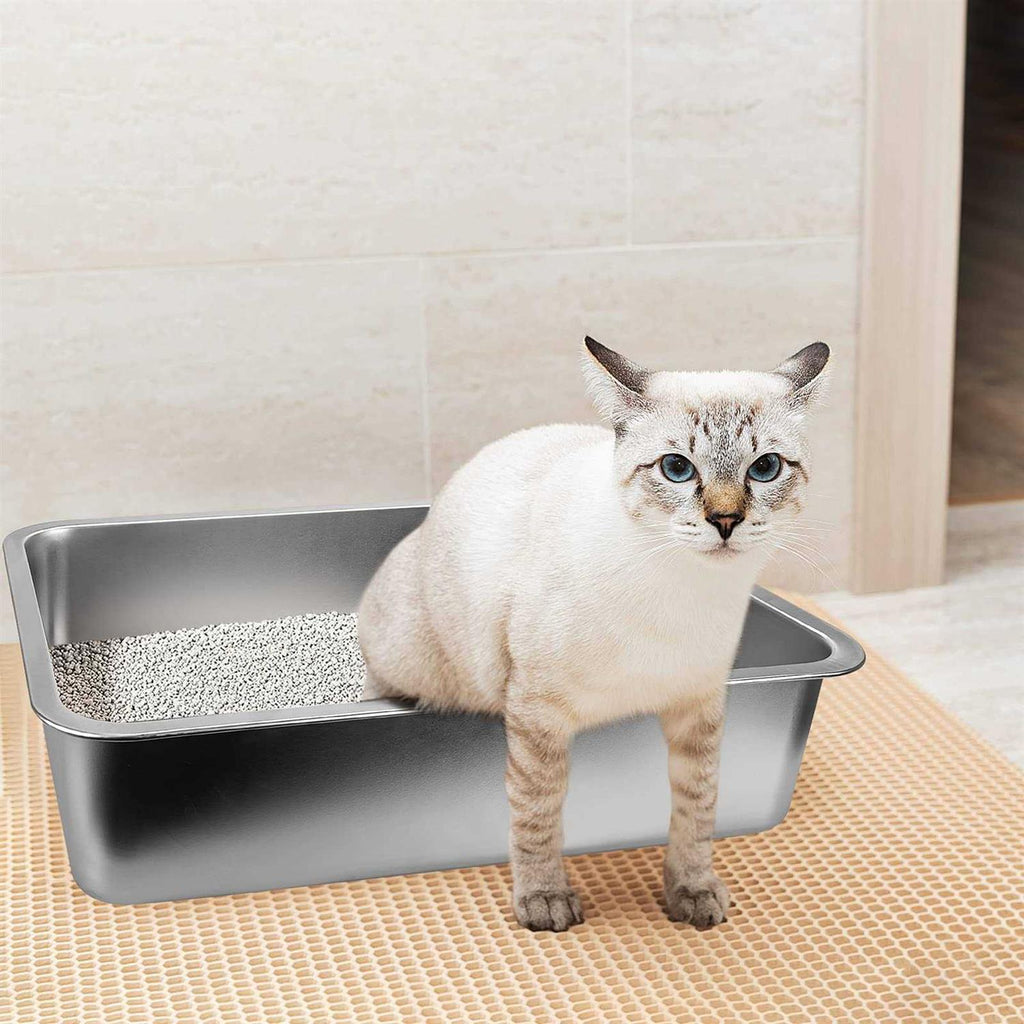 Stainless Steel Litter Box Q60095