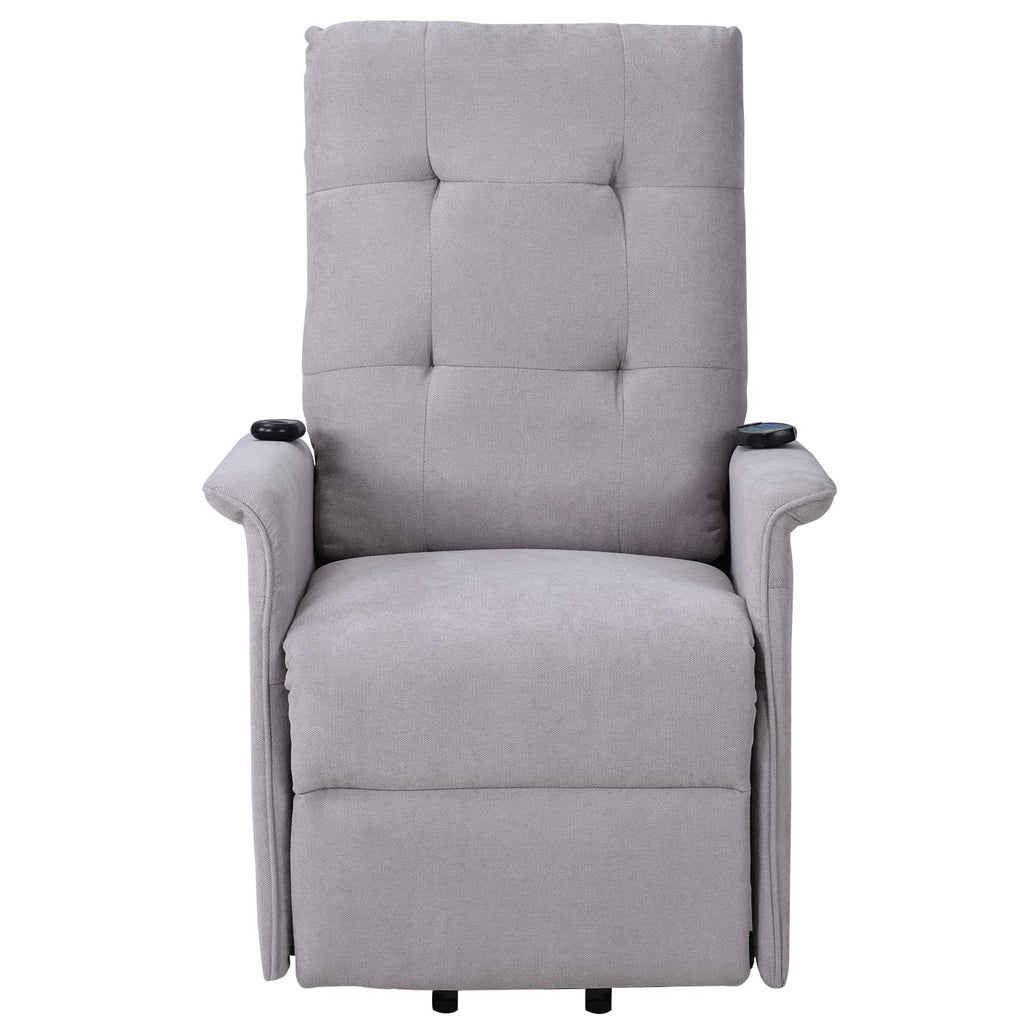 Power Lift Recliner Chair Light Gray I280309