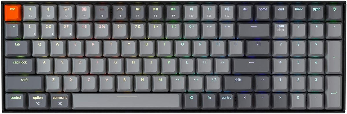96% Layout 100 Keys Wireless Bluetooth 5.1/Wired USB C Mechanical Keyboard D352