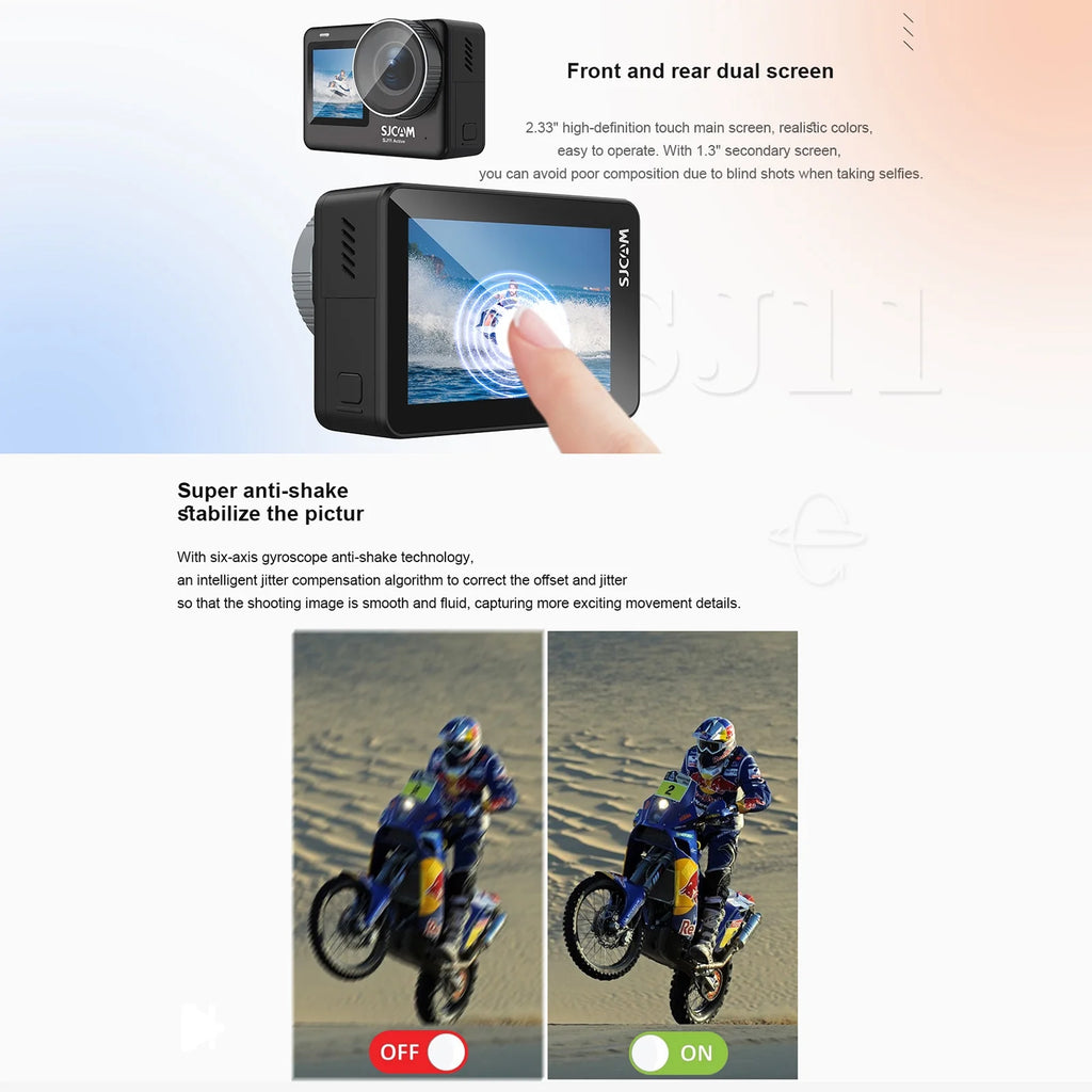 20MP Waterproof Dual Screen Action Camera P5742