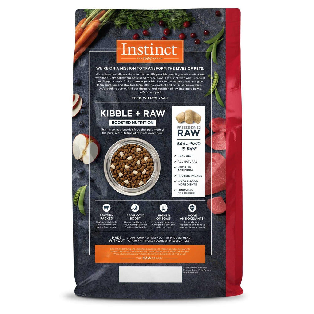 Grain Free Natural Dry Dog Food with Real Beef J120