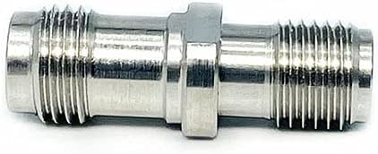 2.4 mm Female to 2.92 mm Female Microwave Adapter, DC to 40 GHz, 50 Ohm, Stainless Steel Body, Pack of 2 O363728