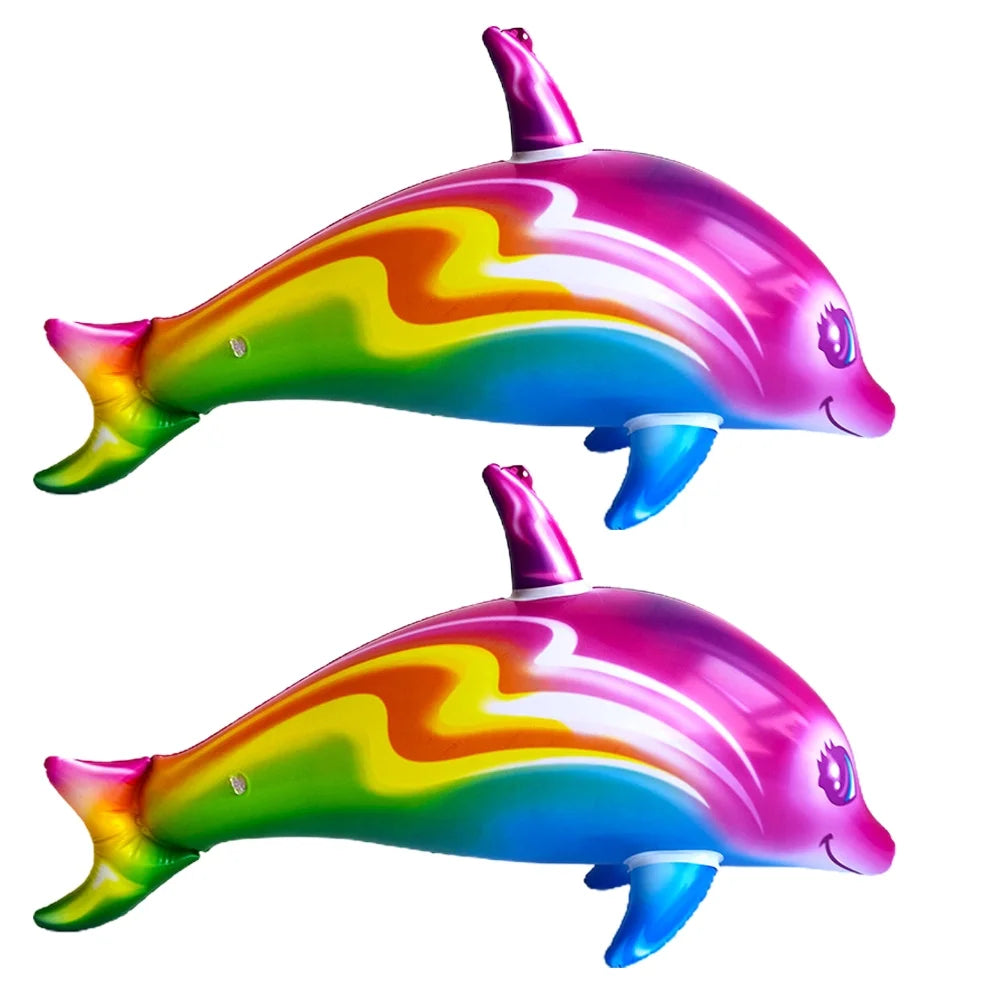 2pcs Inflatable Dolphin Toys Y96369