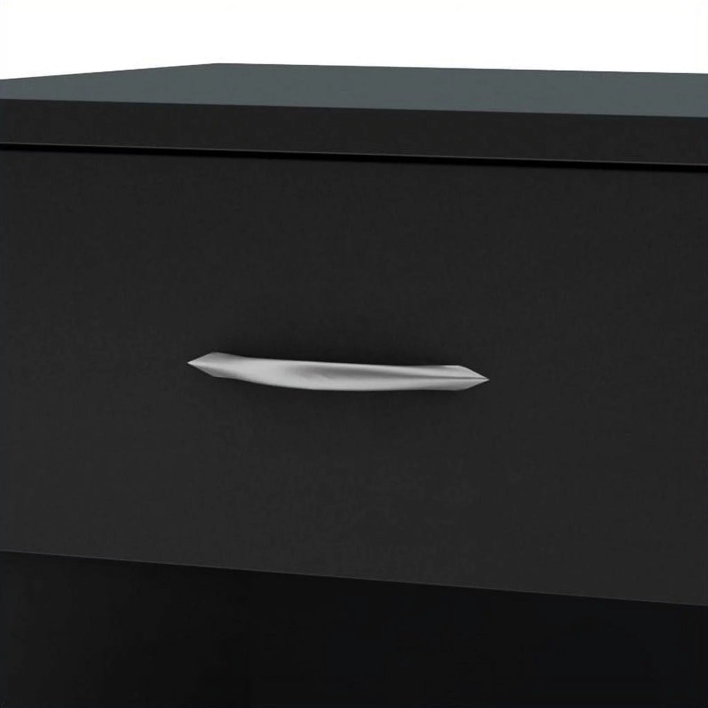 3-Piece Set with 2-Drawer Storage Platform Bed and 2 Nightstands Q674415