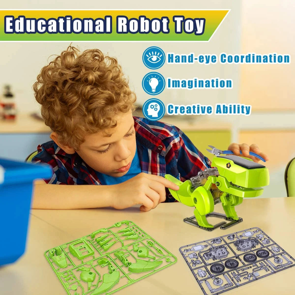 Solar Robot Kit 3-in-1 STEM Projects Robot Kit M767853