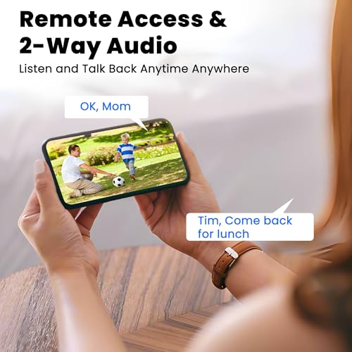 2K Wireless Outdoor Security Camera with Spotlight Siren Alarm A935030