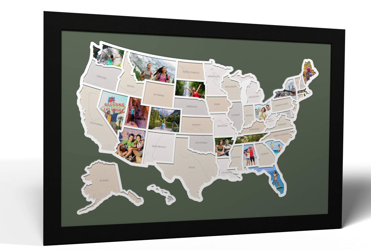 USA Photo Map D3783