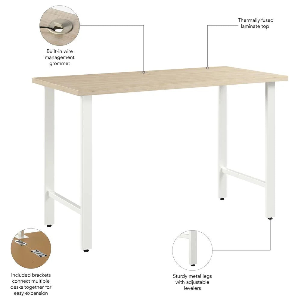 48W x 24D Computer Desk with Metal Legs P109