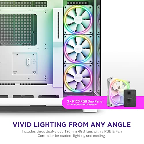Dual-Chamber ATX Mid-Tower PC Gaming Case with 3 x 120mm F120 RGB Duo Fans V5875