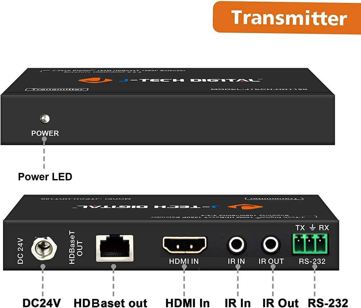 HDMI Extender Over Cat6 150m 1080P with IR T329