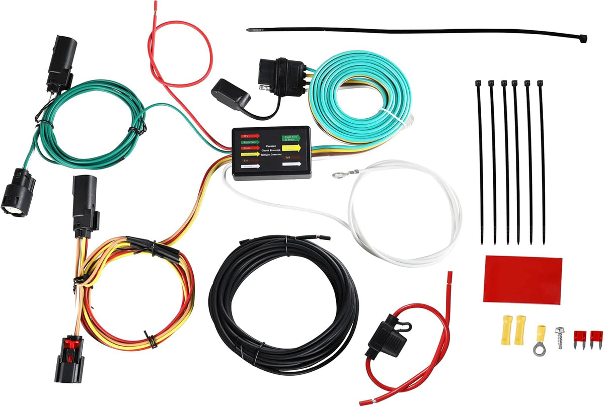 4 Way Flat Trailer Wiring Harness K801556