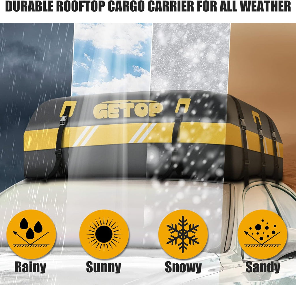21 Cubic Feet Waterproof Rooftop Cargo Carrier Bag N175
