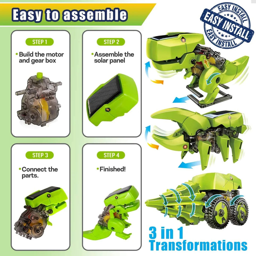 Solar Robot Kit 3-in-1 STEM Projects Robot Kit M767853