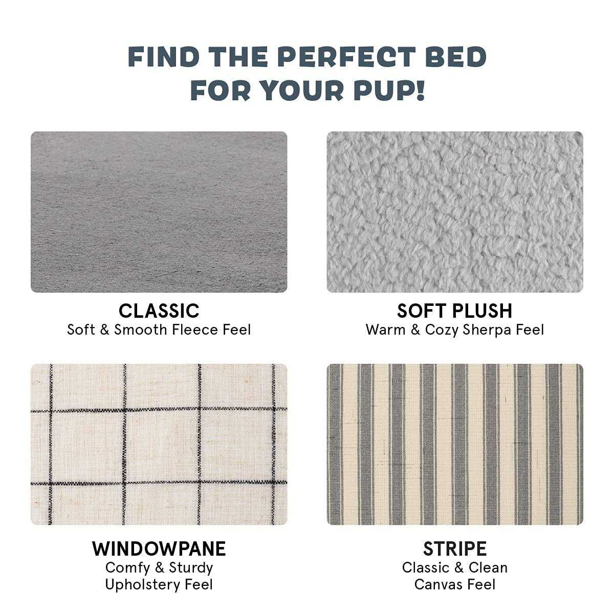 Memory Foam Dog Bed Plush Mattress O31665