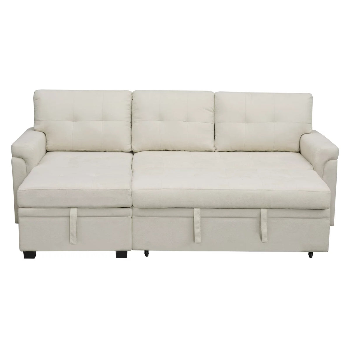 Reversible Sleeper Sectional Sofa with Storage Chaise N3692