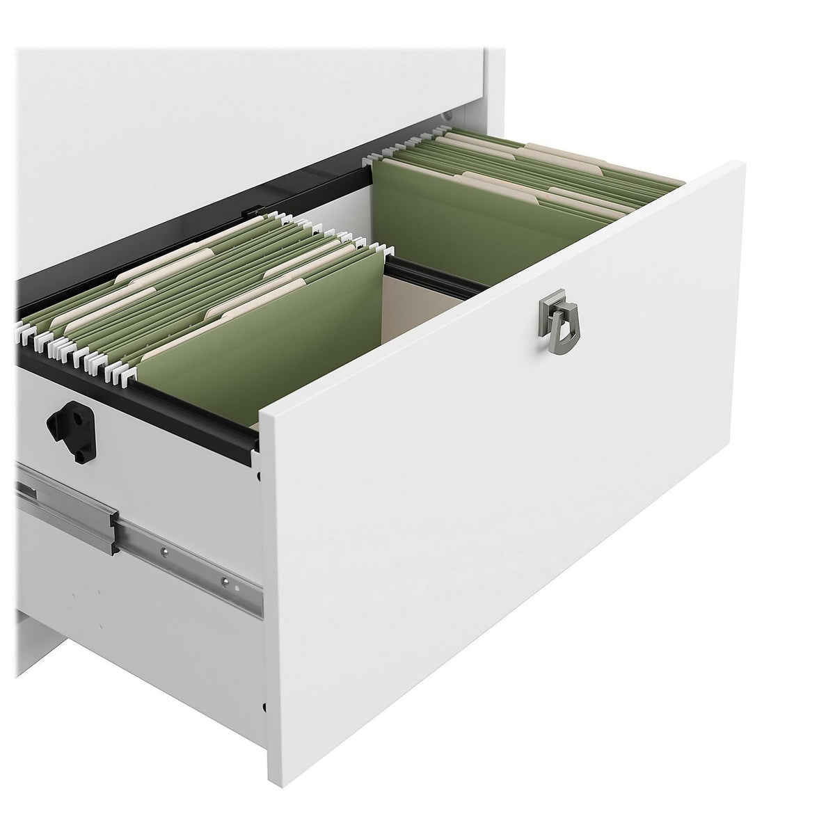 White 2 Drawer Lateral File Cabinet Z573294