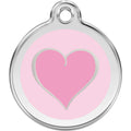 Enamel Pet ID Tag Heart V69074