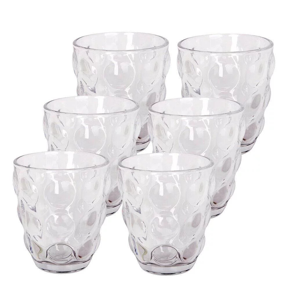 Clear 9 oz. Set of 6 Drinking Glasses Z795535