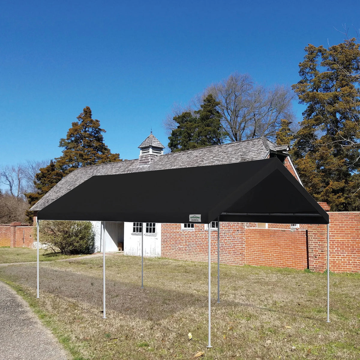 10x20 Straight Leg Instant Canopy Tent Set, Black R232241
