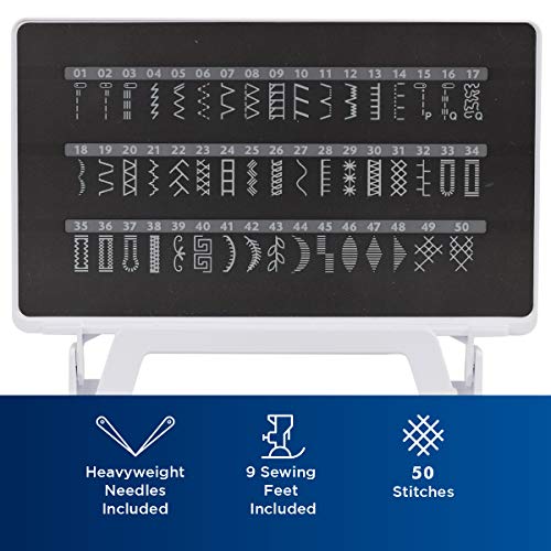 Sewing Machine with 50 Built-in Stitches J4009
