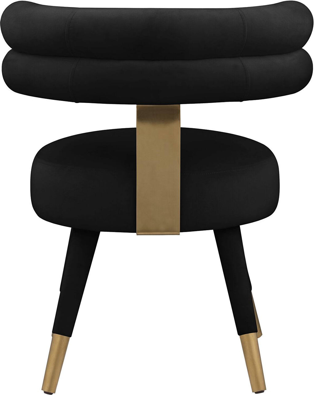 Black Velvet Dining Chair (Set of 2) O9057