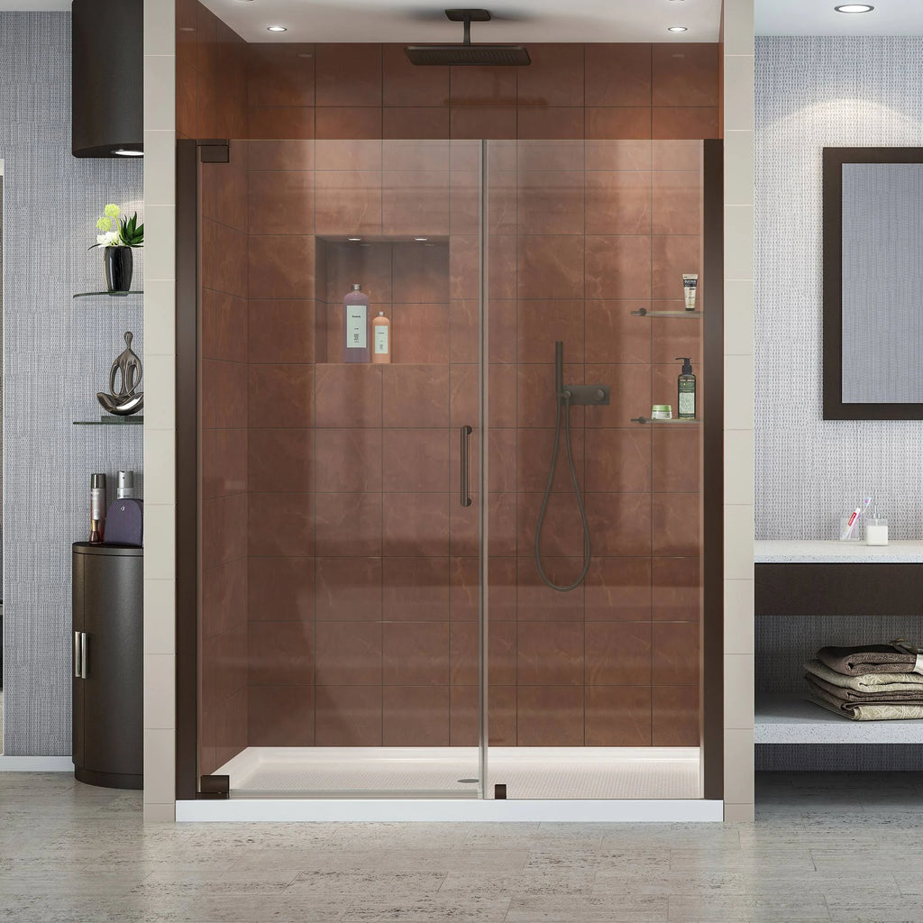Pivot Shower Door, Oil Rubbed Bronze Finish Hardware N538