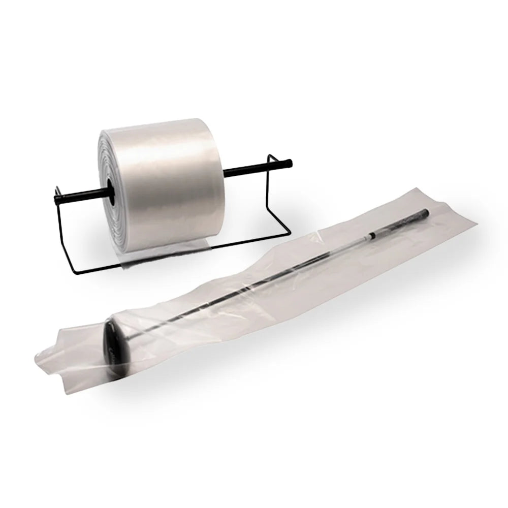 2.5" x 1500' Clear Polyethylene Poly Tubing Single Roll Y127