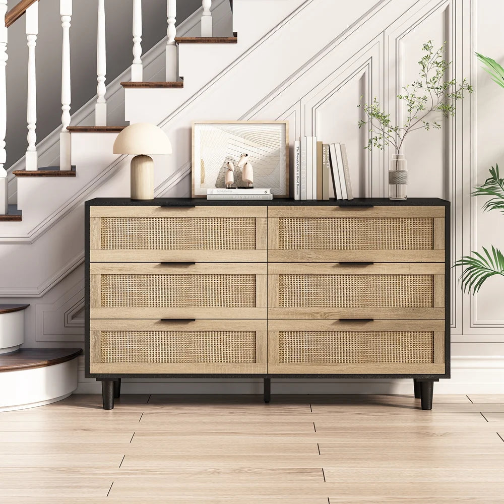 Rattan Storage Cabinet T894869