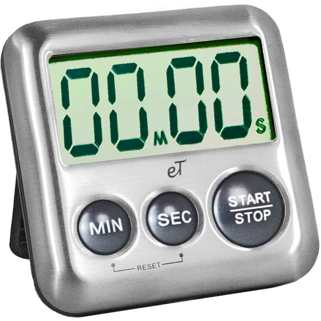 Stainless Steel Digital Kitchen Timer 6 Pack A147519