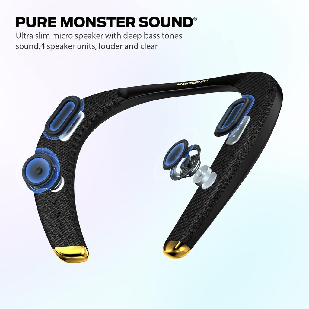 Black Wireless Wearable Bluetooth Speaker H72667