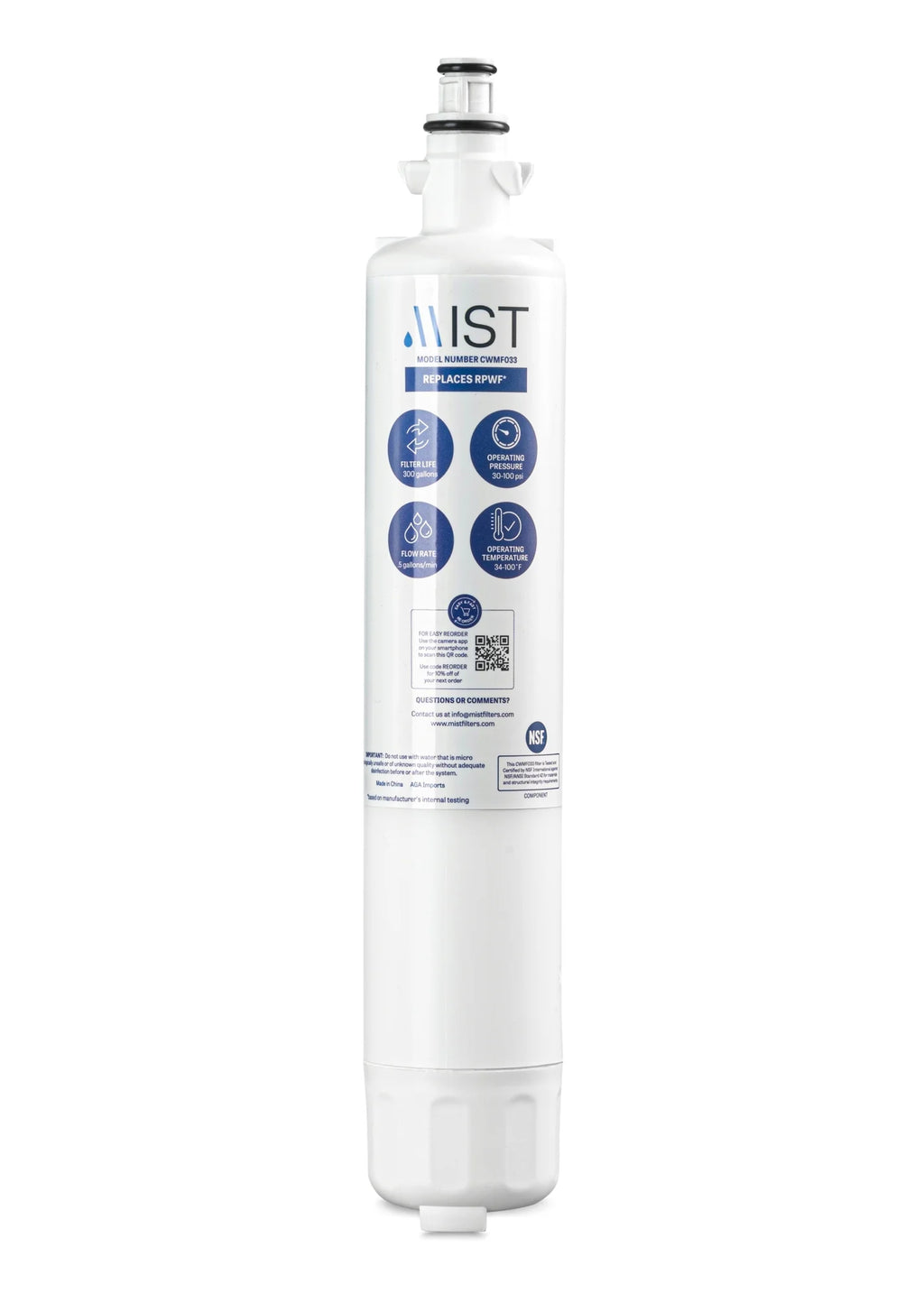 2 Pack Refrigerator Water Filter H18053