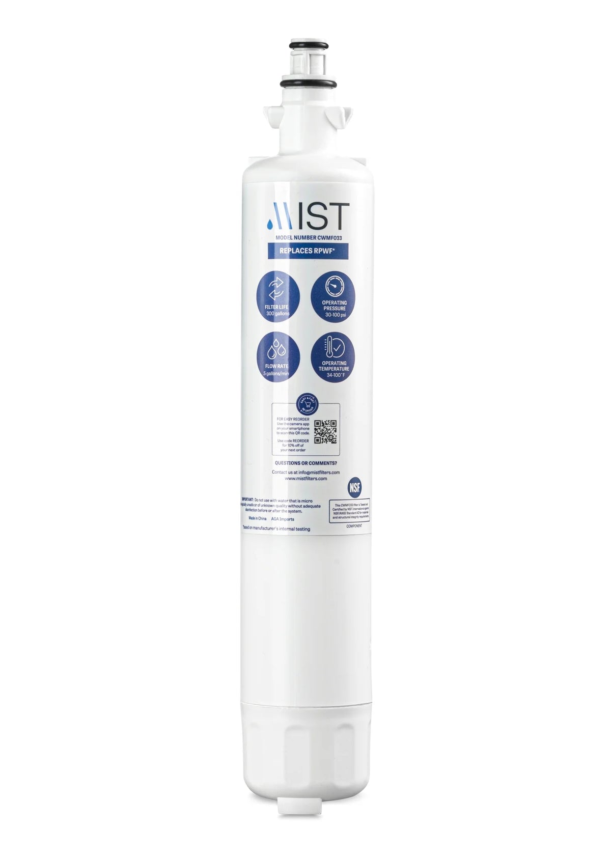 2 Pack Refrigerator Water Filter H18053