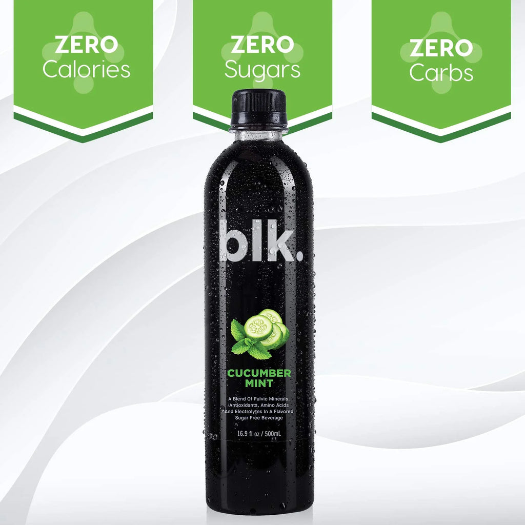 Cucumber Mint Fulvic Enriched Water 16.9oz / 500ml (12 Pack) S8340
