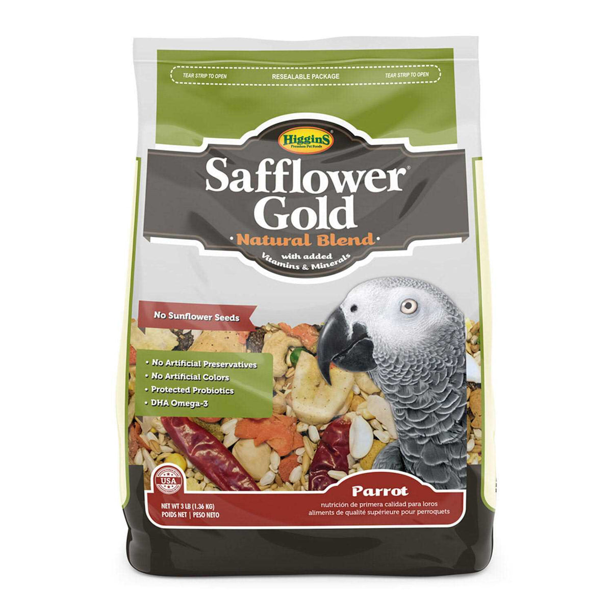 Safflower Gold Parrot Food W2728