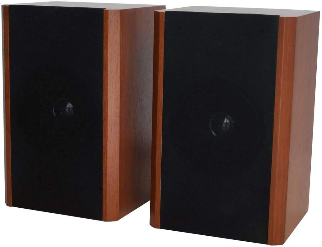 Bluetooth Record Player Turntable with AM/FM Radio, CD/Cassette Player, 2 Stereo Speakers W1170