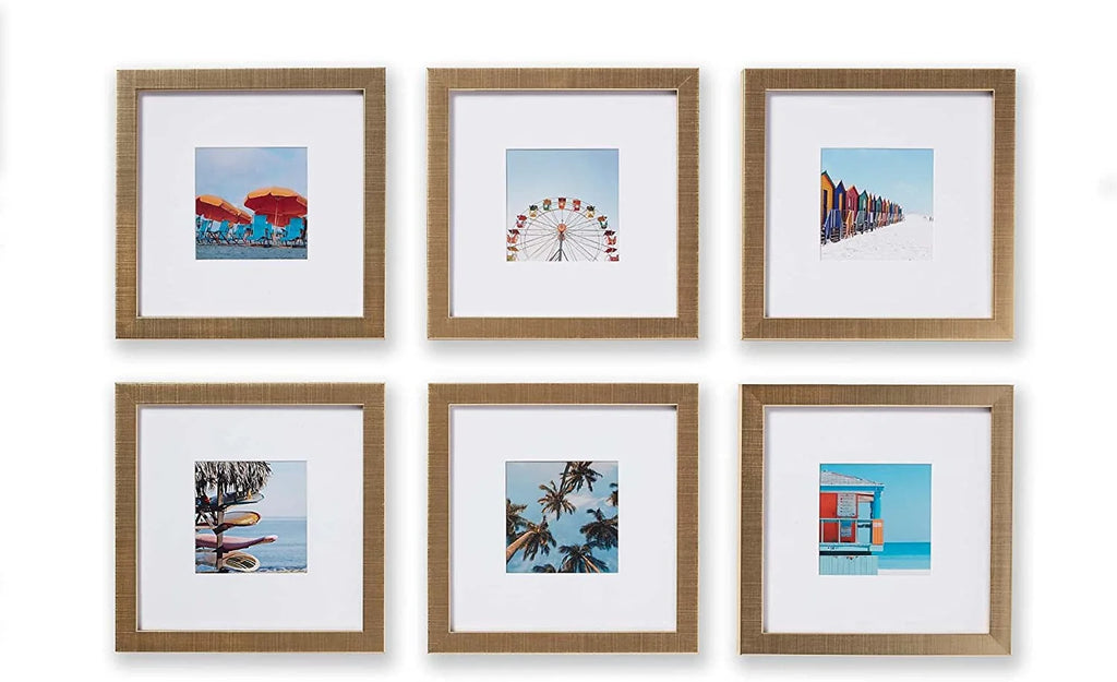 8x8 Matted Square Gallery Picture Frames M3854