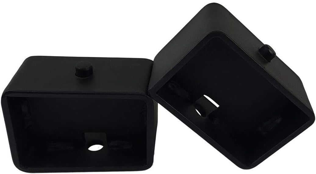 4 Rear Suspension Lift Steel Blocks with 14 Square Leaf Spring Axle U Bolts C765