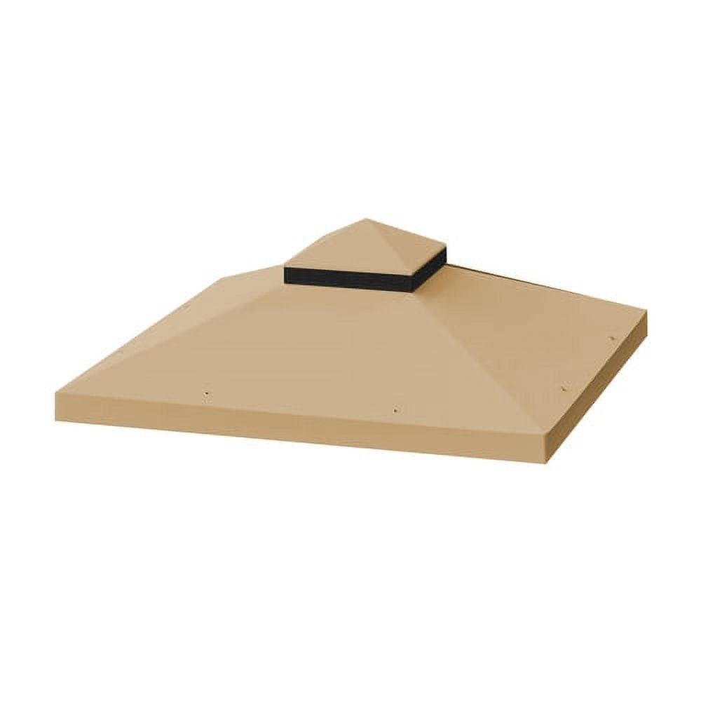 10x10 Ft Double Tiered Gazebo Replacement Canopy Q49146