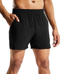 Men's 5 Inch Running Athletic Shorts with Pockets Quick Dry Lightweight Elastic Waist V75407