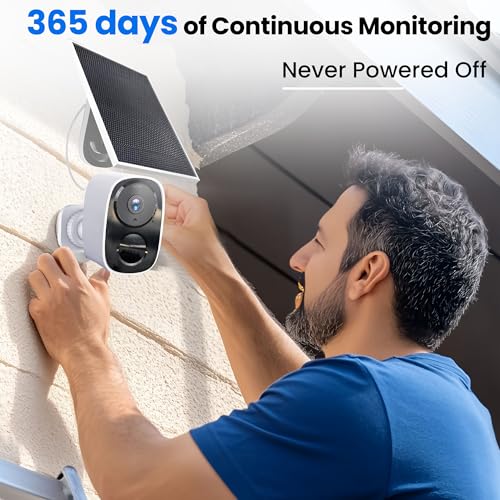 2K Wireless Outdoor Security Camera with Spotlight Siren Alarm A935030