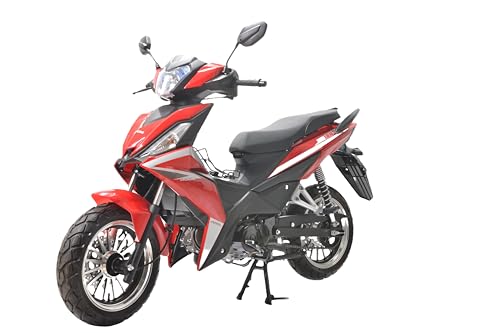 125CC 4 Speed Moped Motorcycle Z4338